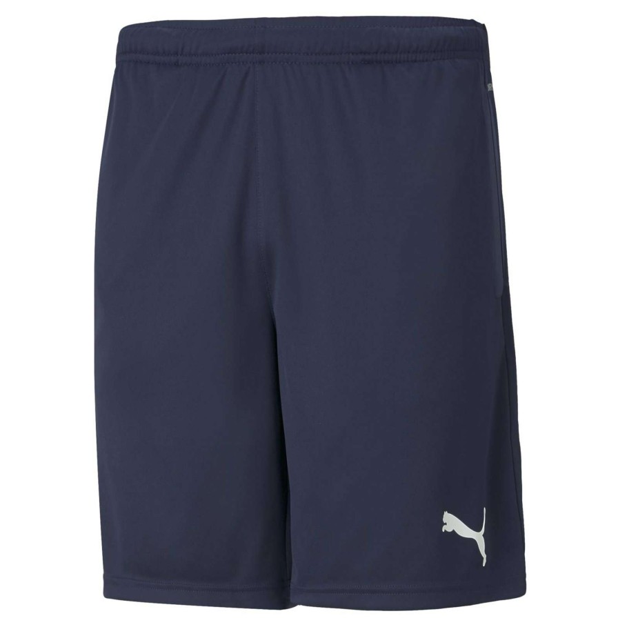 Clothing * | Prefential Price Puma Team Rise Mens Training Shorts Blue