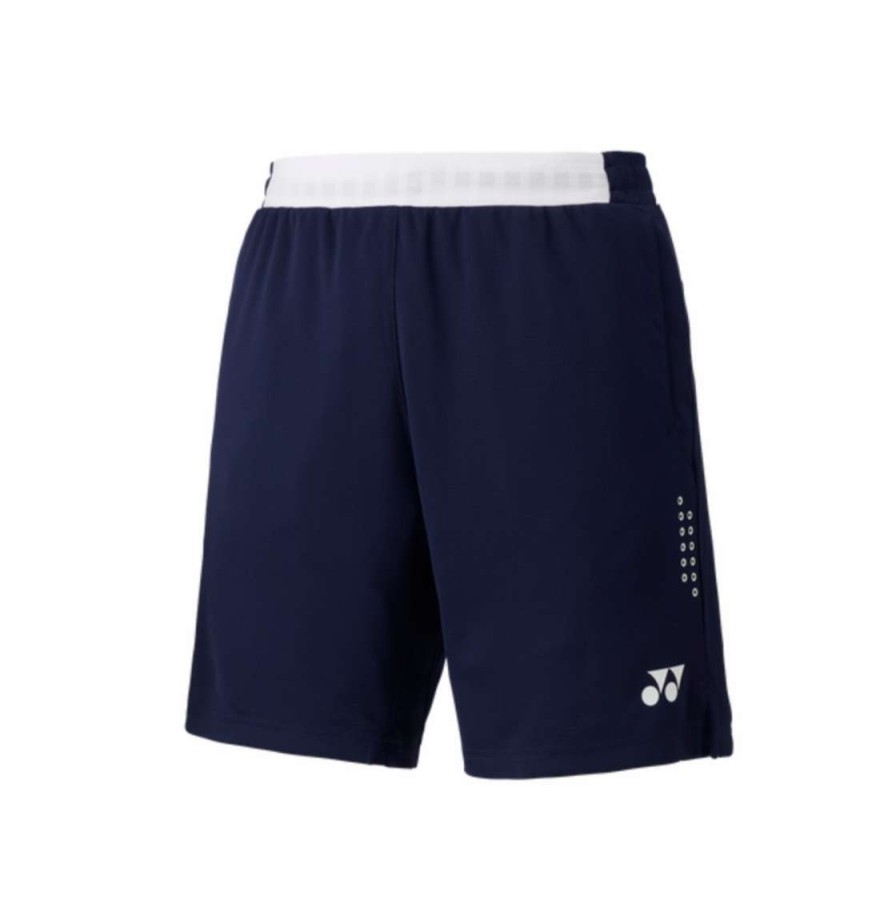 Clothing * | Prefential Price Yonex 15131 Mens Shorts Navy Blue