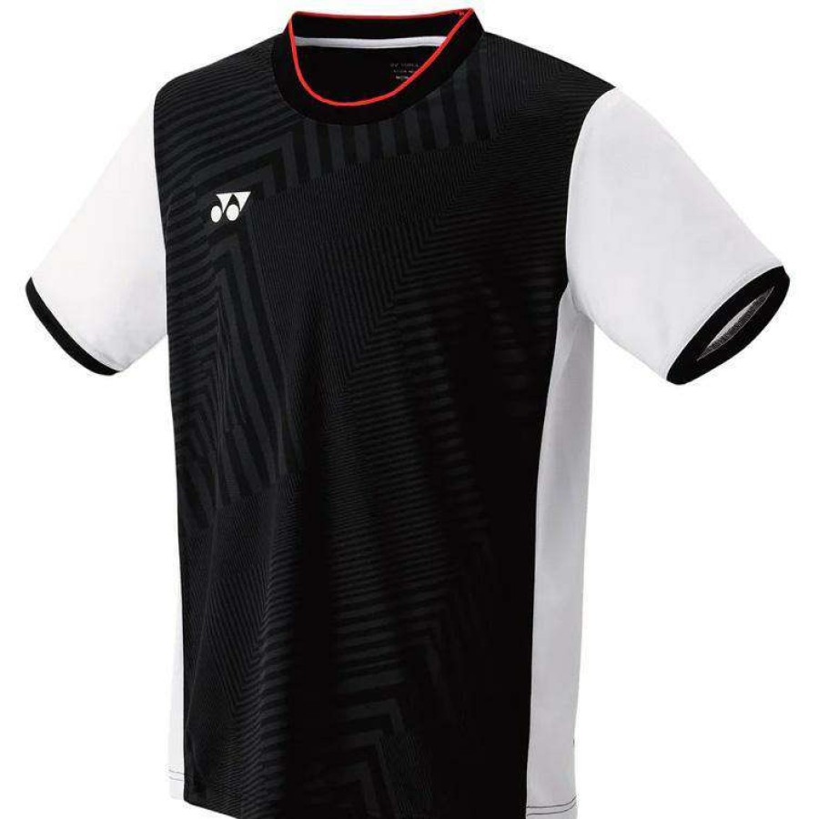 Clothing * | Discount Online Yonex 10514 Mens T-Shirt Black (Team China) Black