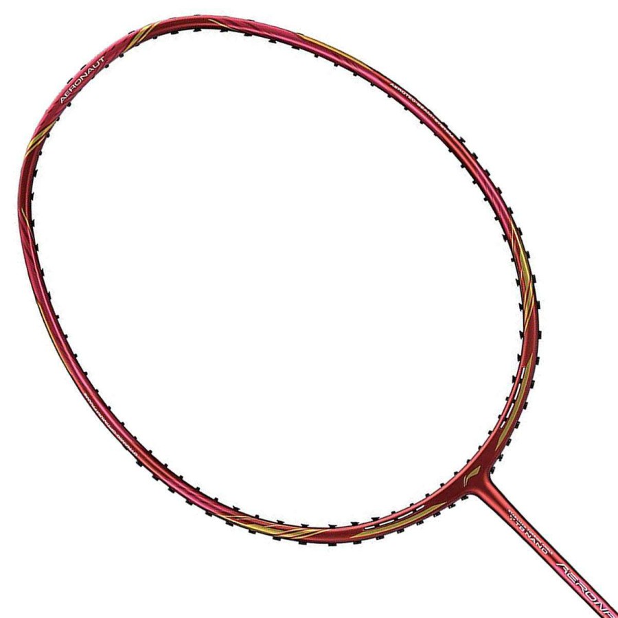 Badminton * | On Sale Li-Ning Aeronaut 4000 Boost Badminton Racket Red