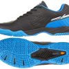 Shoes * | On Sale Fz Forza Brace Mens Badminton Shoes Black / Blue