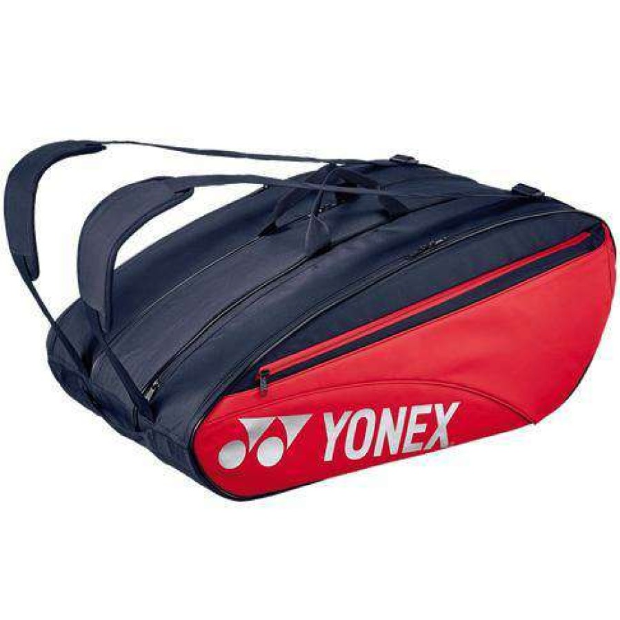 Badminton * | Discount Online Yonex 423212Ex 12 Piece Racket Bag Scarlet