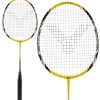 Badminton * | Limit Offer Victor Al-2200 Kiddy Junior Badminton Racket Black / Yellow