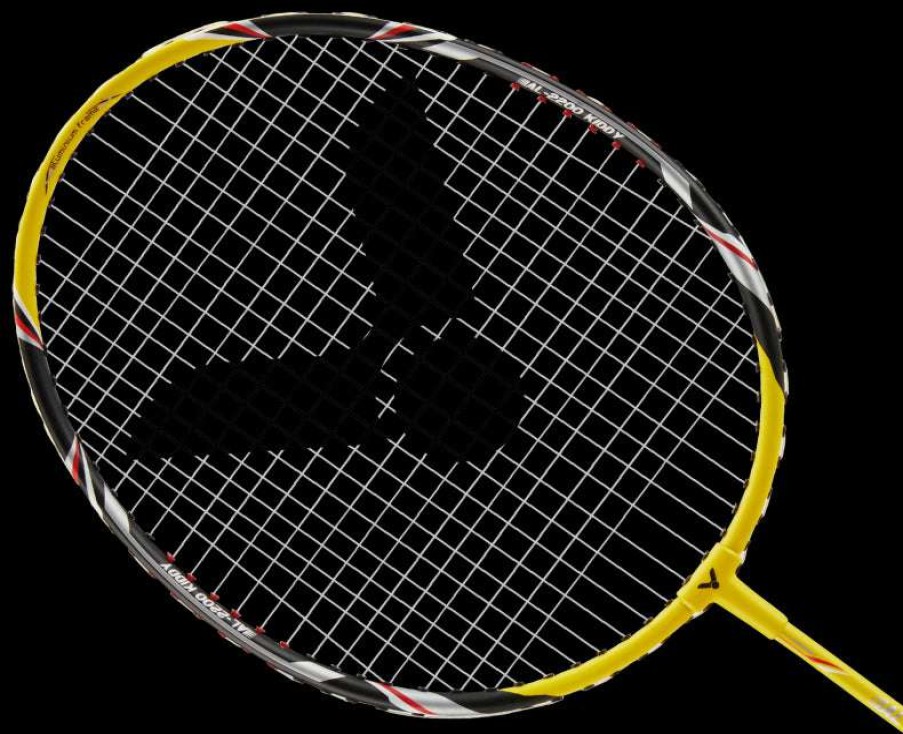 Badminton * | Limit Offer Victor Al-2200 Kiddy Junior Badminton Racket Black / Yellow