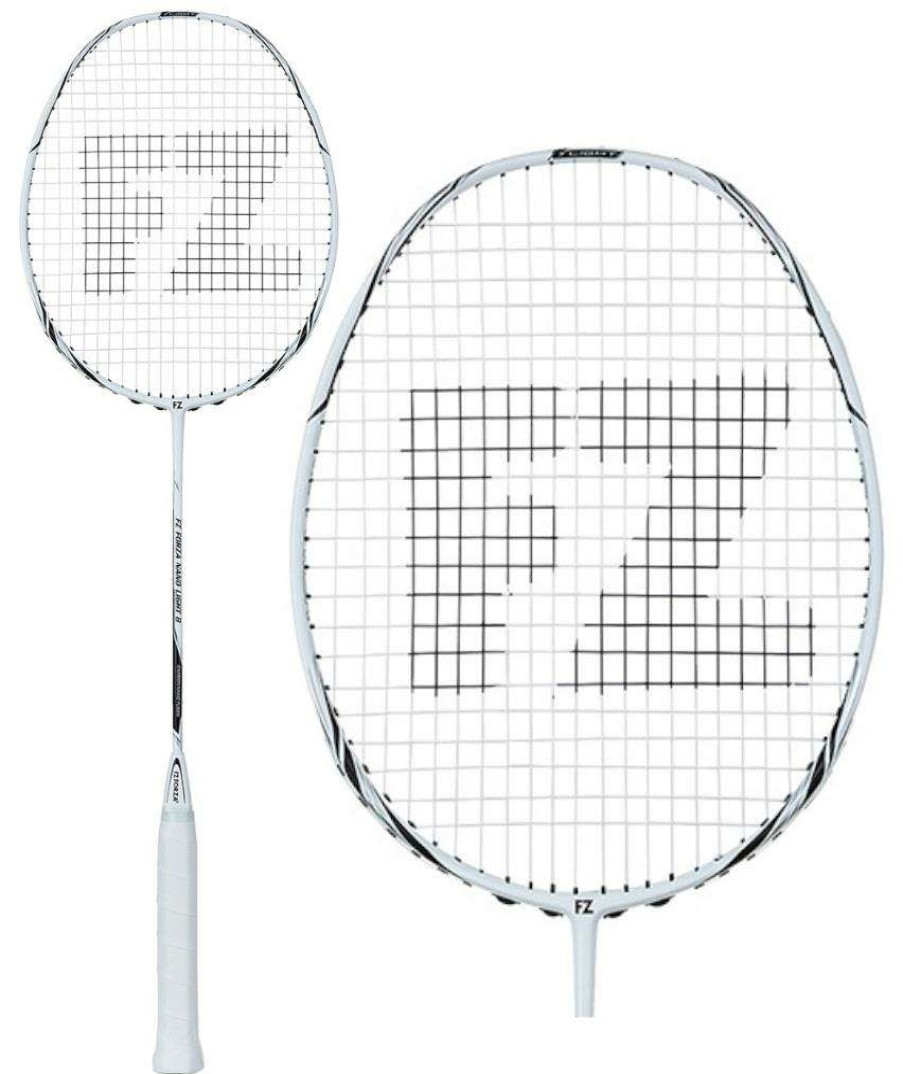 Badminton * | Limit Offer Fz Forza Nano Light 8 Badminton Racket White