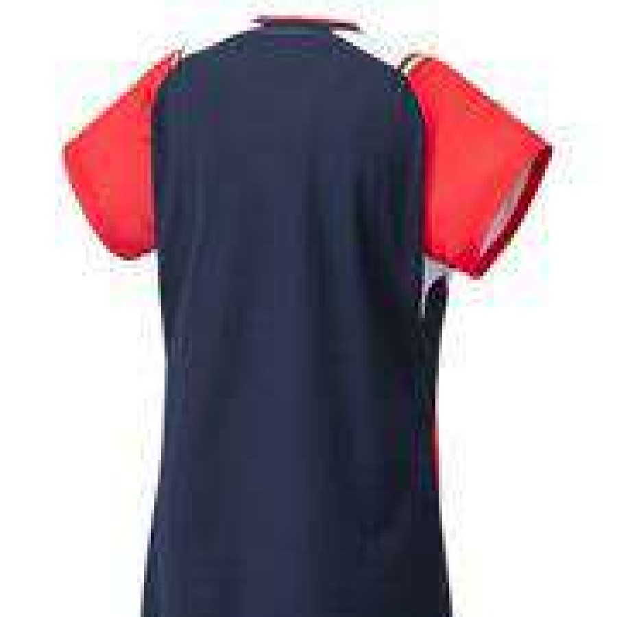 Clothing * | Limit Offer Yonex 20685 Womens Shirt Ruby Red