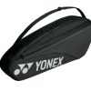 Badminton * | On Sale Yonex 42323Ex Team 3 Piece Racket Bag Black