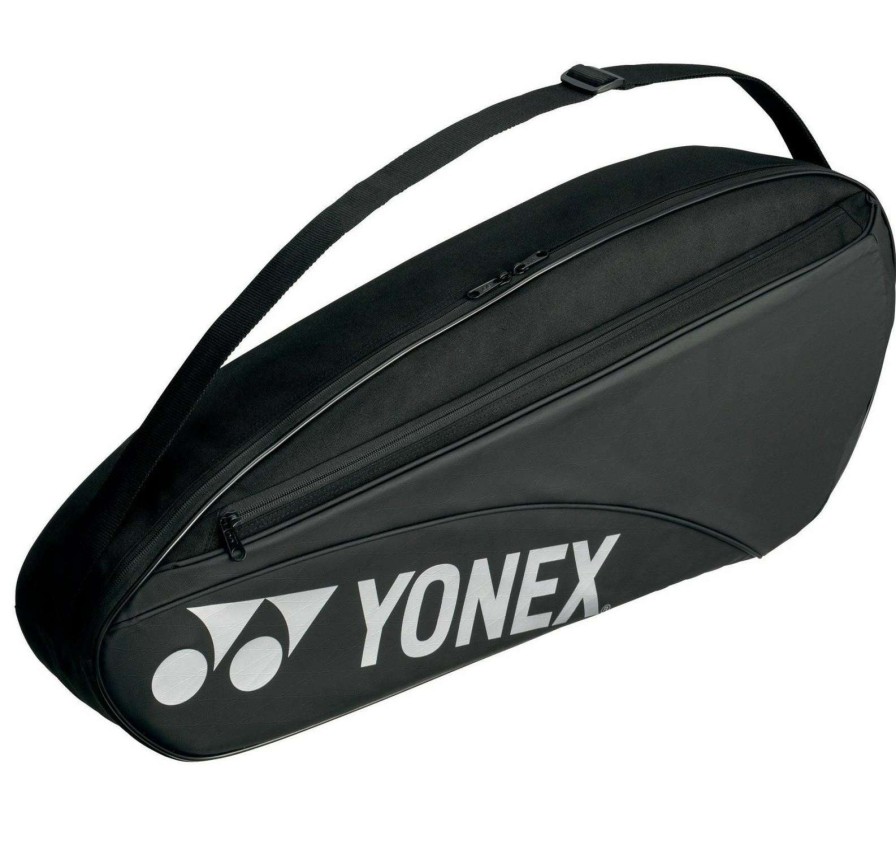 Badminton * | On Sale Yonex 42323Ex Team 3 Piece Racket Bag Black