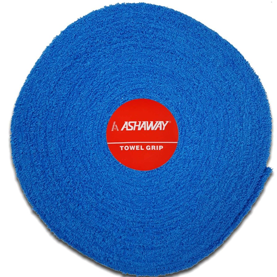 Badminton * | Special Offers Ashaway Badminton Towel Grip Roll Blue 10M