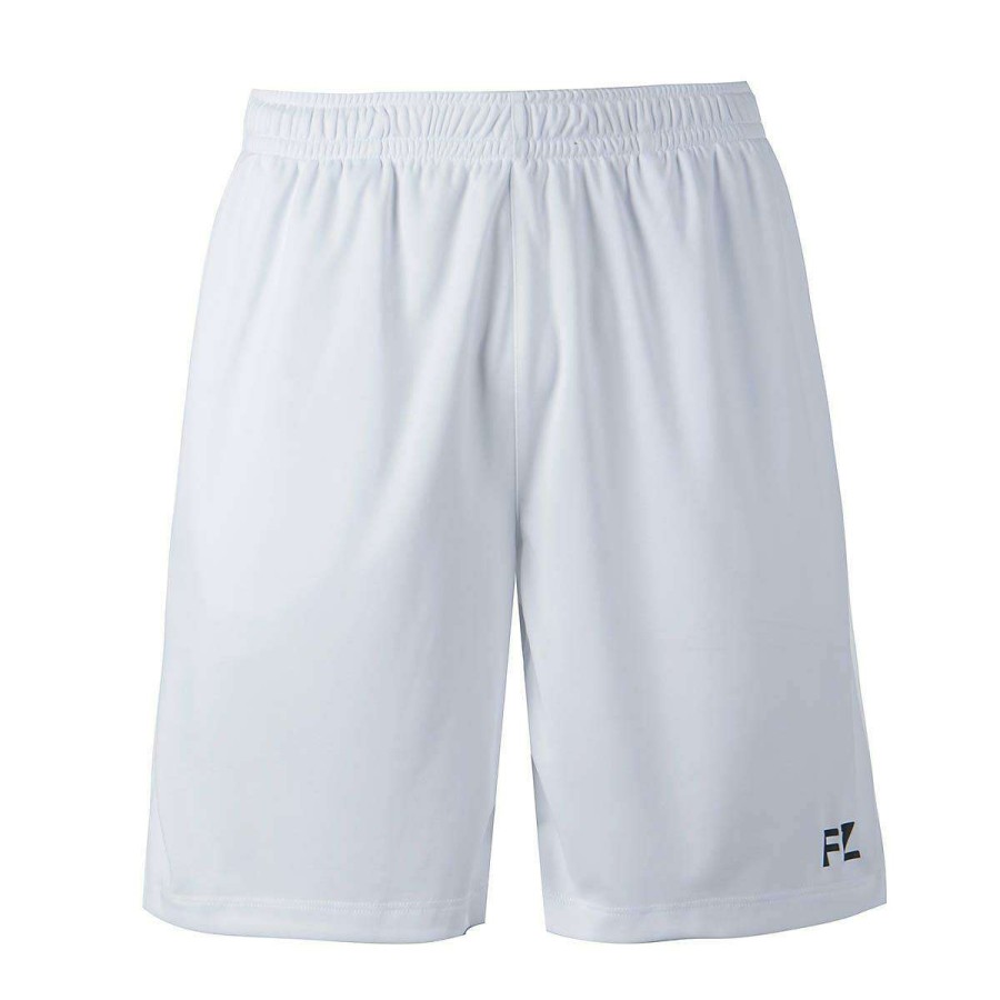 Clothing * | Discount Online Fz Forza Landos Mens Badminton Shorts White