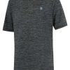 Clothing * | Half Off K-Swiss Hypercourt Badminton T-Shirt Jet Black Melange