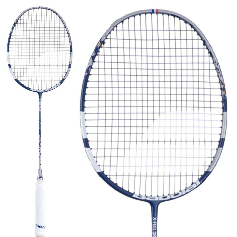 Badminton * | Sales Online Babolat X-Feel Origin Power Badminton Racket Silver