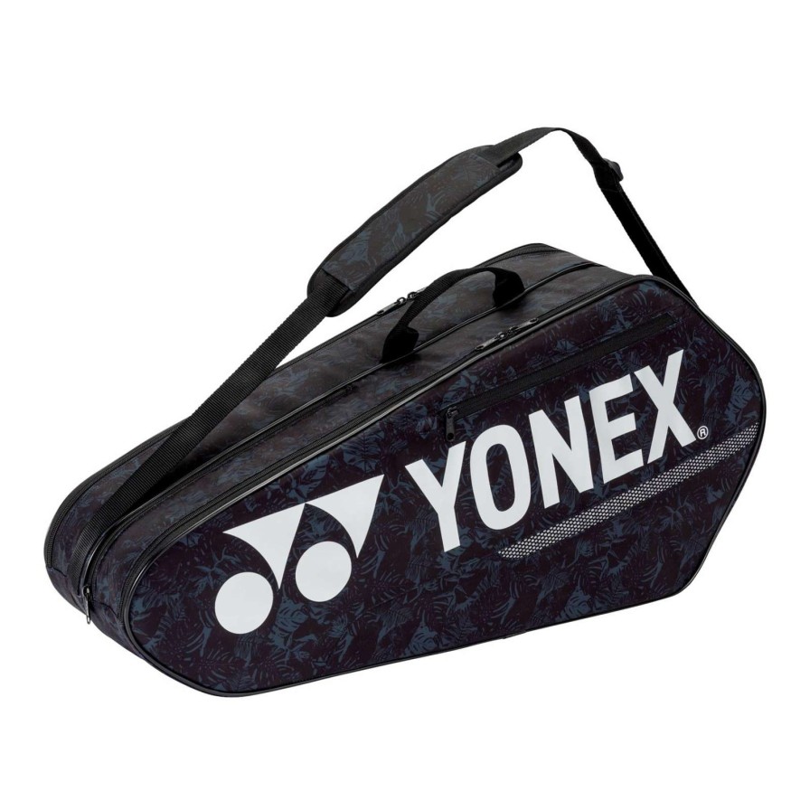 Badminton * | Special Offers Yonex 6 Piece Team Racket Bag 42126 Black / Silver