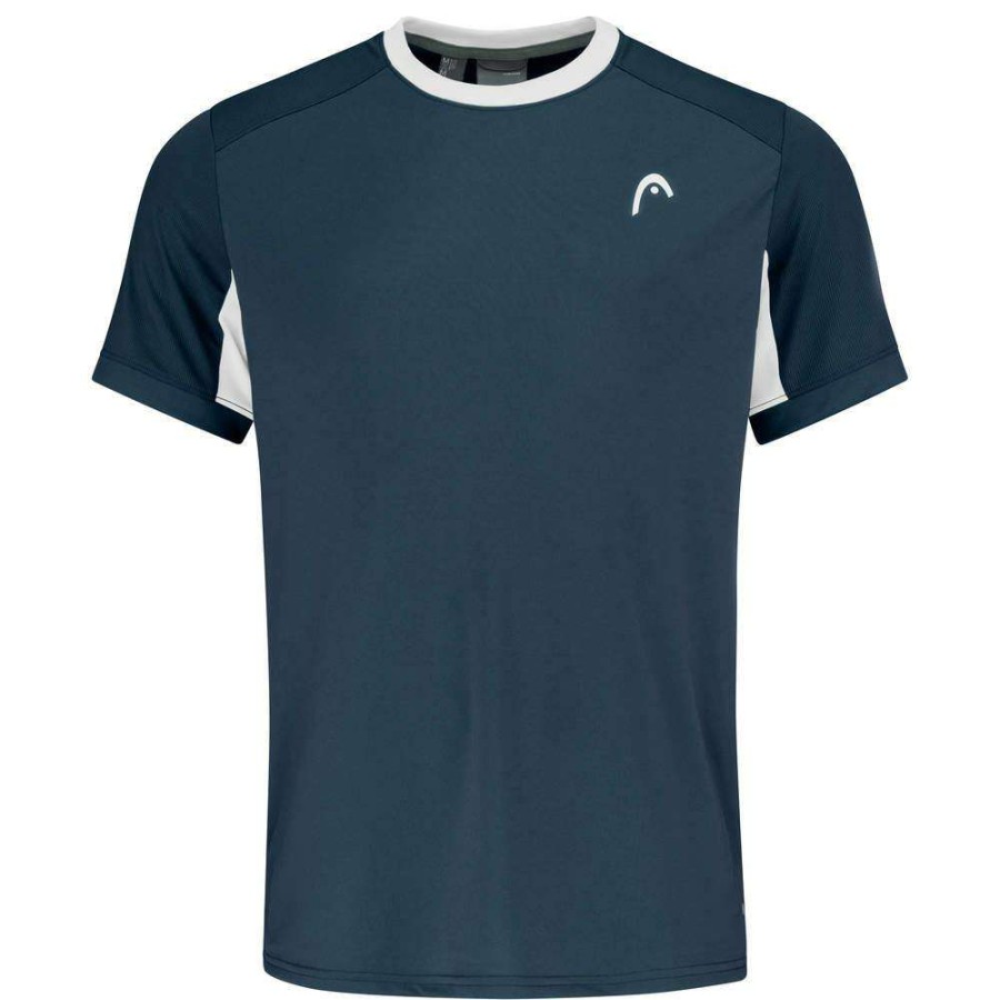 Clothing * | Prefential Price Head Slice Mens Badminton T-Shirt Navy