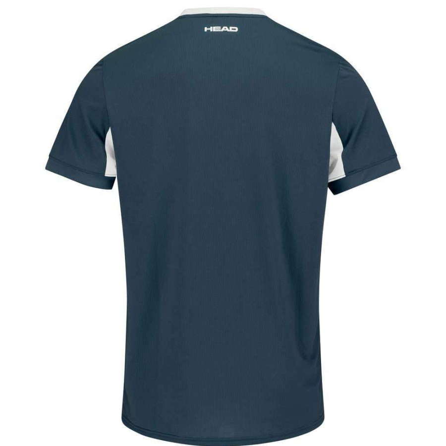 Clothing * | Prefential Price Head Slice Mens Badminton T-Shirt Navy