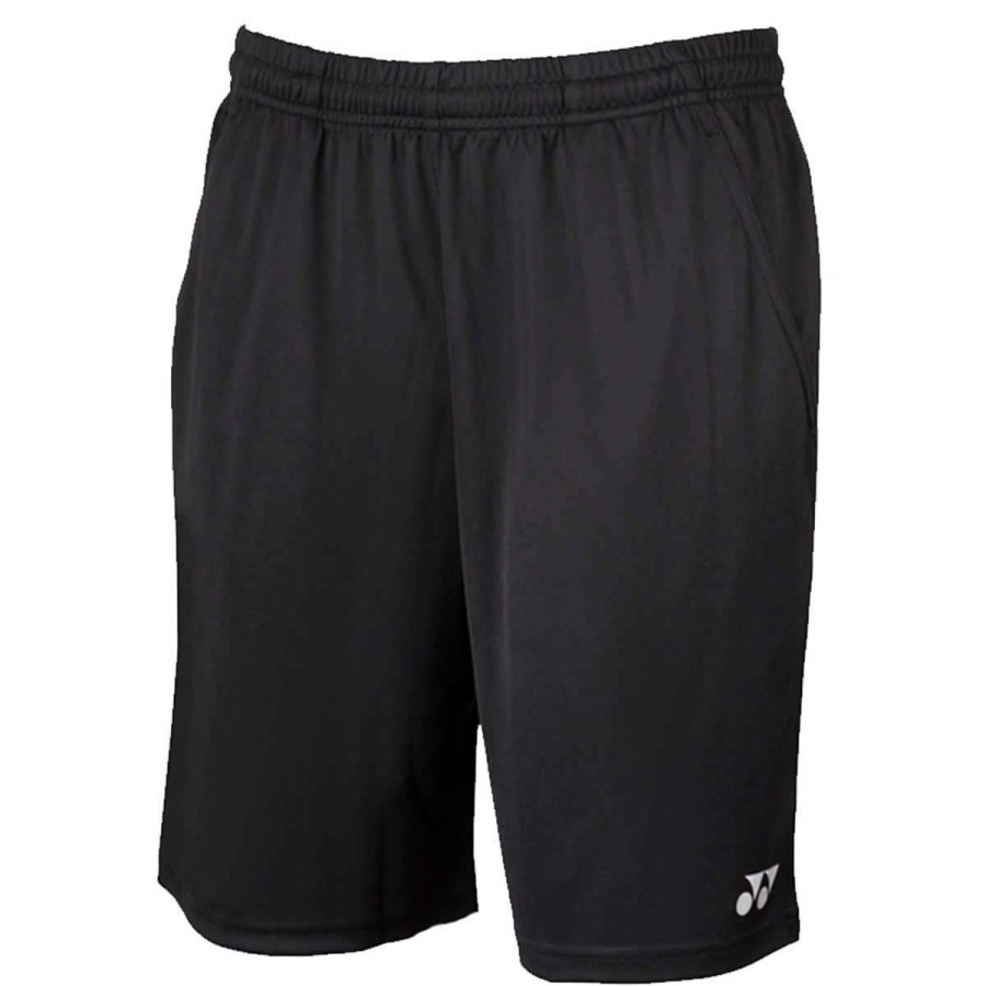 Clothing * | Limit Offer Yonex Ys2000Ex Black Mens Badminton Shorts