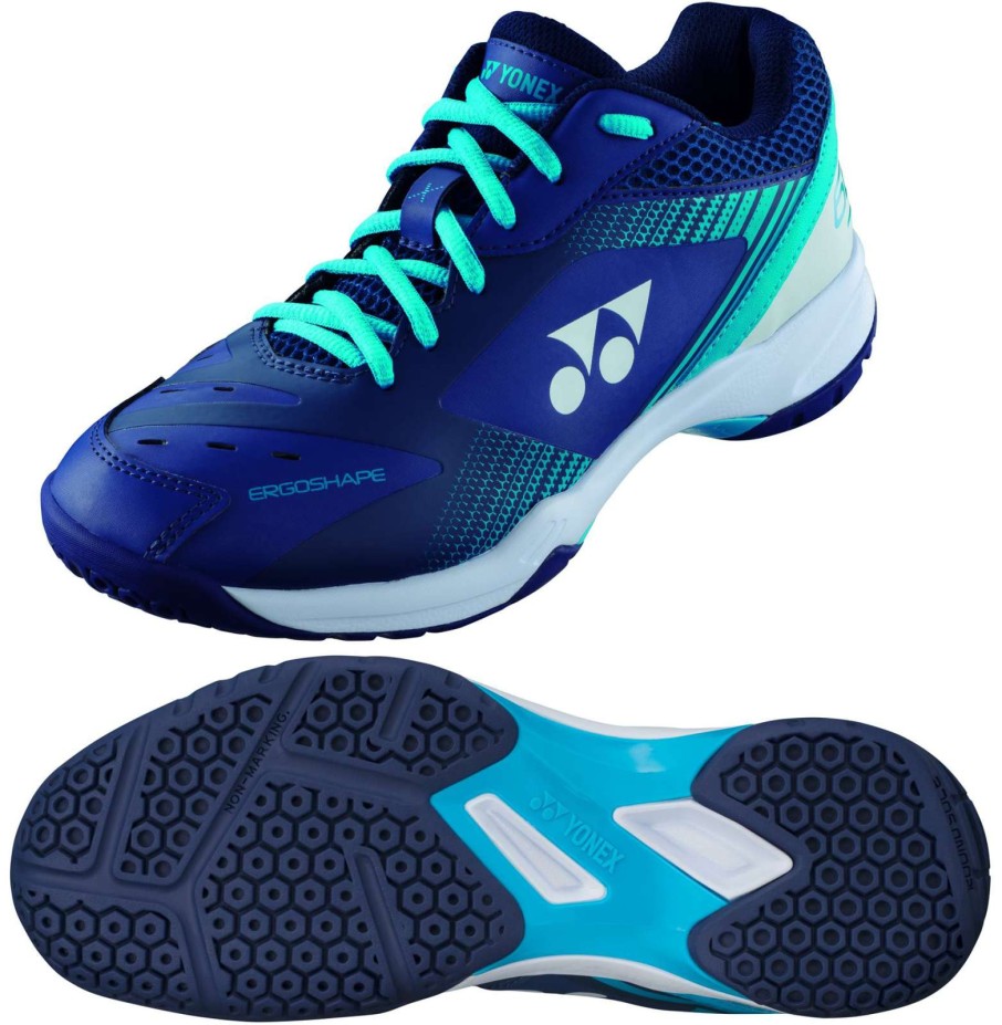 Shoes * | Half Off Yonex Power Cushion 65 X3 Badminton Shoes Navy Blue