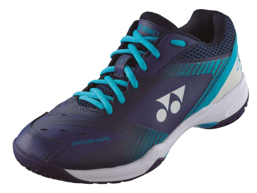 Shoes * | Half Off Yonex Power Cushion 65 X3 Badminton Shoes Navy Blue