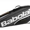 Badminton * | Prefential Price Babolat Rhx3 Pure Cross Badminton 3 Racket Bag Grey / White