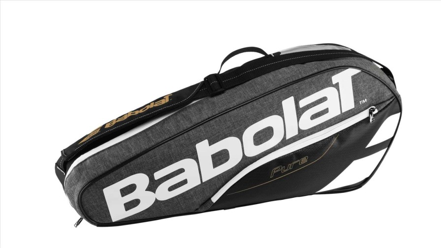 Badminton * | Prefential Price Babolat Rhx3 Pure Cross Badminton 3 Racket Bag Grey / White