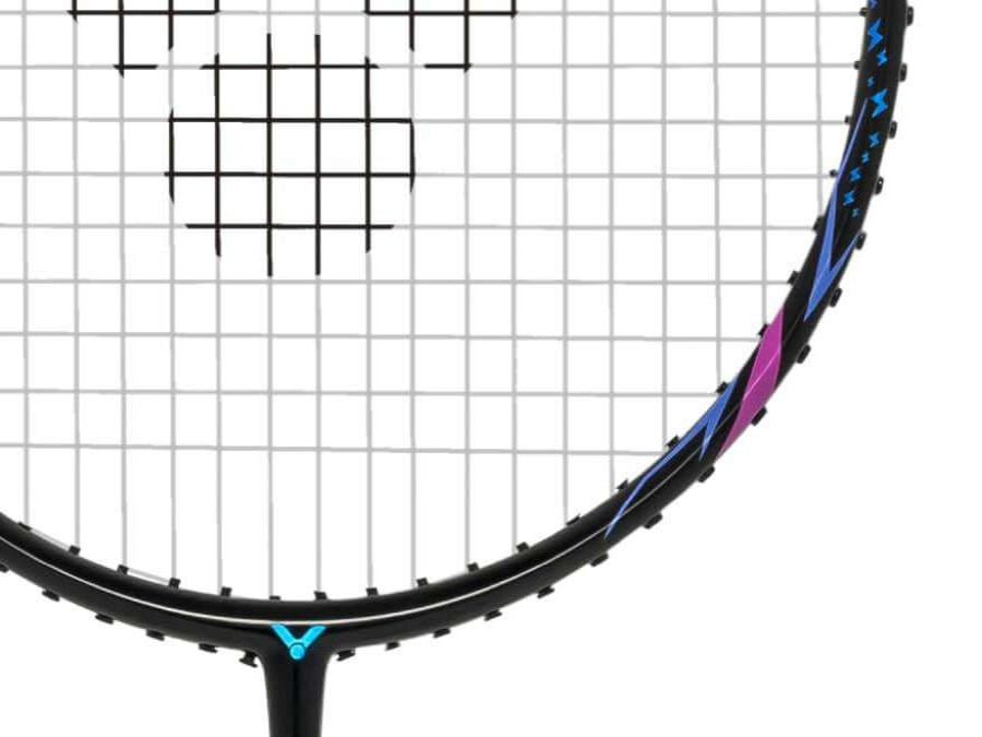 Badminton * | On Sale Victor Auraspeed 9000 C Badminton Racket (Frame Only) Black