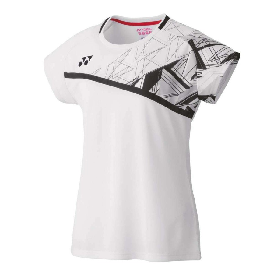 Clothing * | Prefential Price Yonex 20522 Womens T-Shirt White