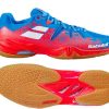 Shoes * | Clearance Babolat Shadow Spirit Badminton Shoes Blue Red