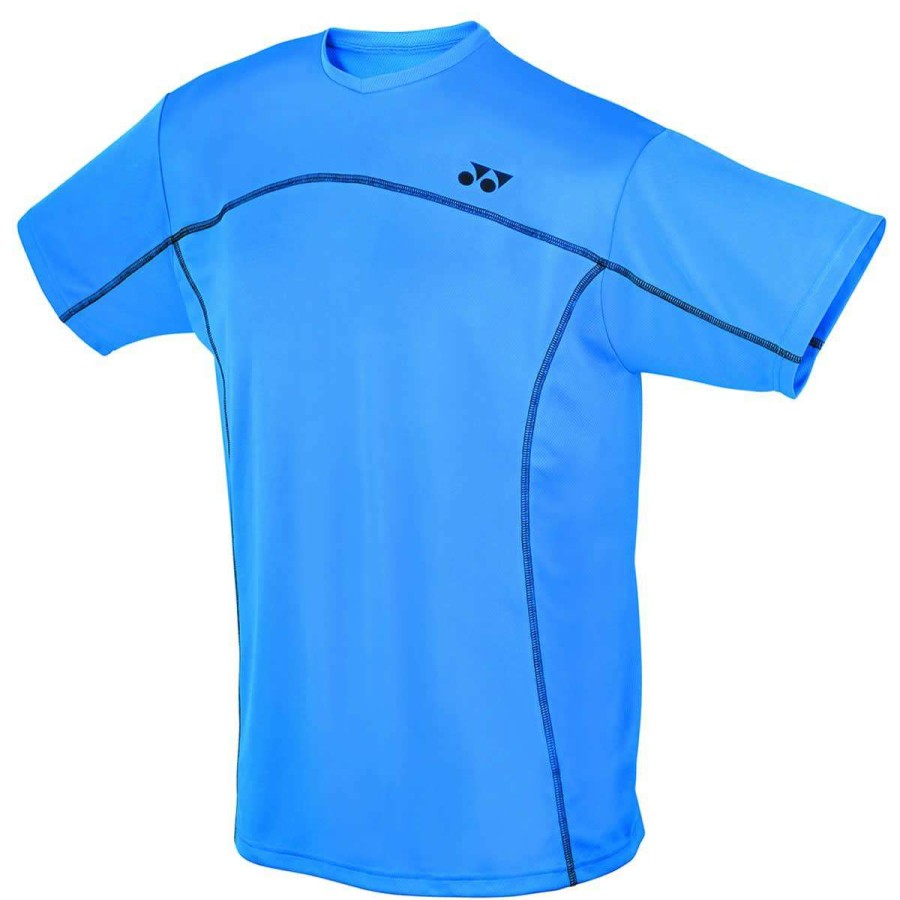 Clothing * | Prefential Price Yonex Ytm1 Ytj1 Blue Team Mens / Junior Badminton T-Shirt