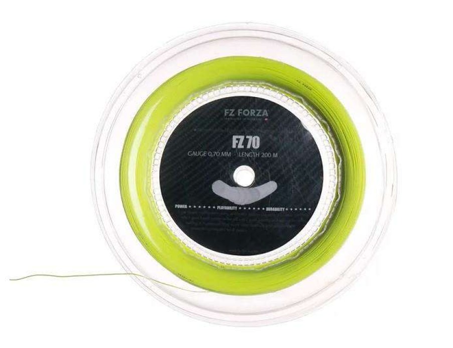 Badminton * | Clearance Fz Forza 71 Durable 0.71Mm Badminton String (200M Reel) Yellow