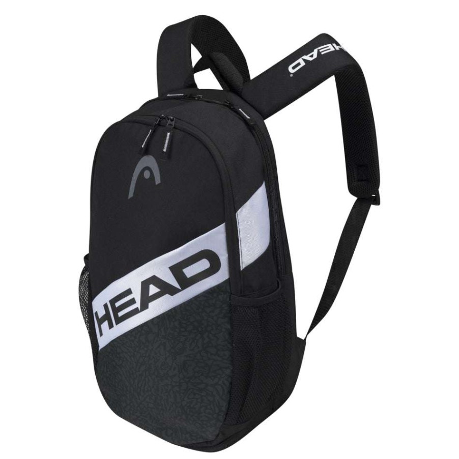 Badminton * | Special Offers Head Elite Backpack Black White