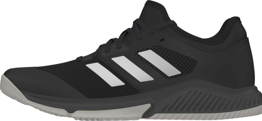 Shoes * | On Sale Adidas Court Team Bounce Mens Badminton Shoes Black