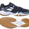 Shoes * | Limit Offer Babolat Shadow Spirit 2023 Mens Badminton Shoes Black / Light Blue