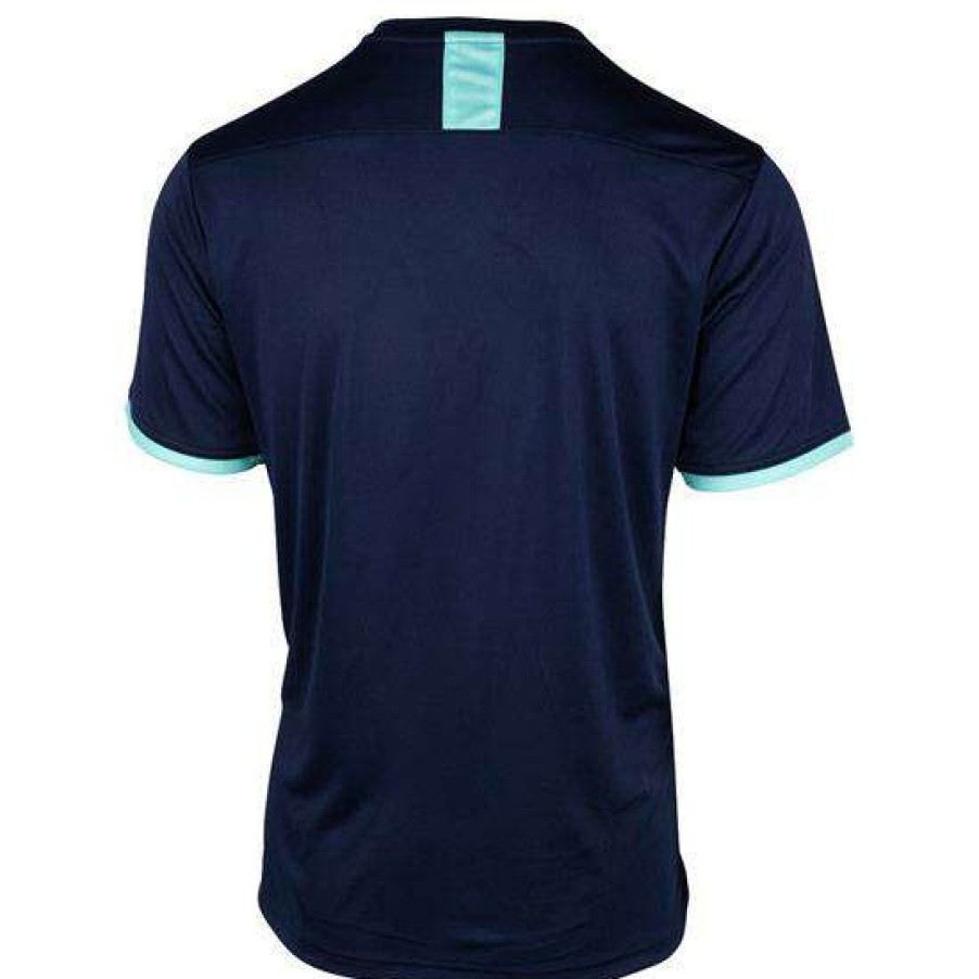 Clothing * | Special Offers Yonex Ytm4 Mens Badminton T-Shirt Navy Blue