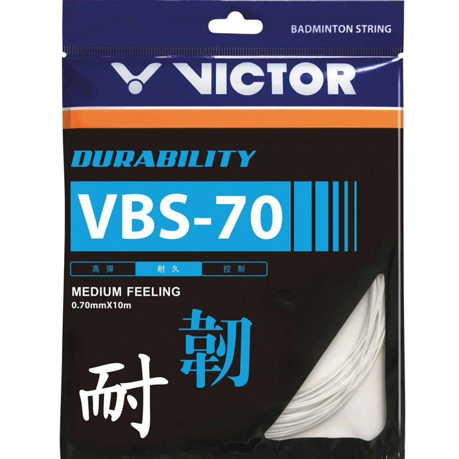 Badminton * | Clearance Victor Vbs 70 10M Badminton String Set 0.7Mm 10M