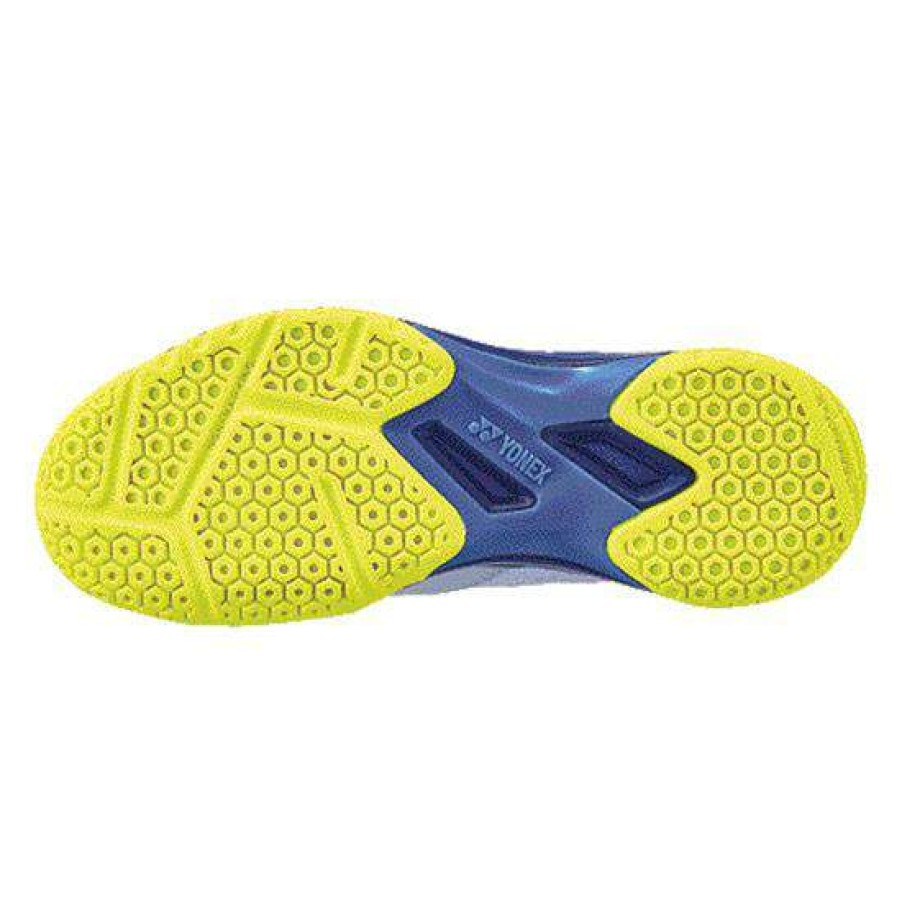 Shoes * | Clearance Yonex Power Cushion 50 Badminton Shoes White / Blue