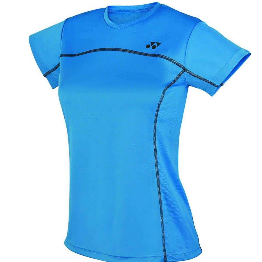 Clothing * | Special Offers Yonex Ytl1 Blue Team Ladies / Womens Badminton T-Shirt