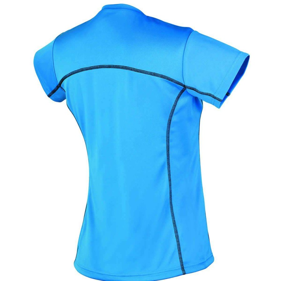 Clothing * | Special Offers Yonex Ytl1 Blue Team Ladies / Womens Badminton T-Shirt