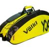 Badminton * | Discount Online Volkl Combi 6 Racket Badminton Bag Black / Neon Yellow