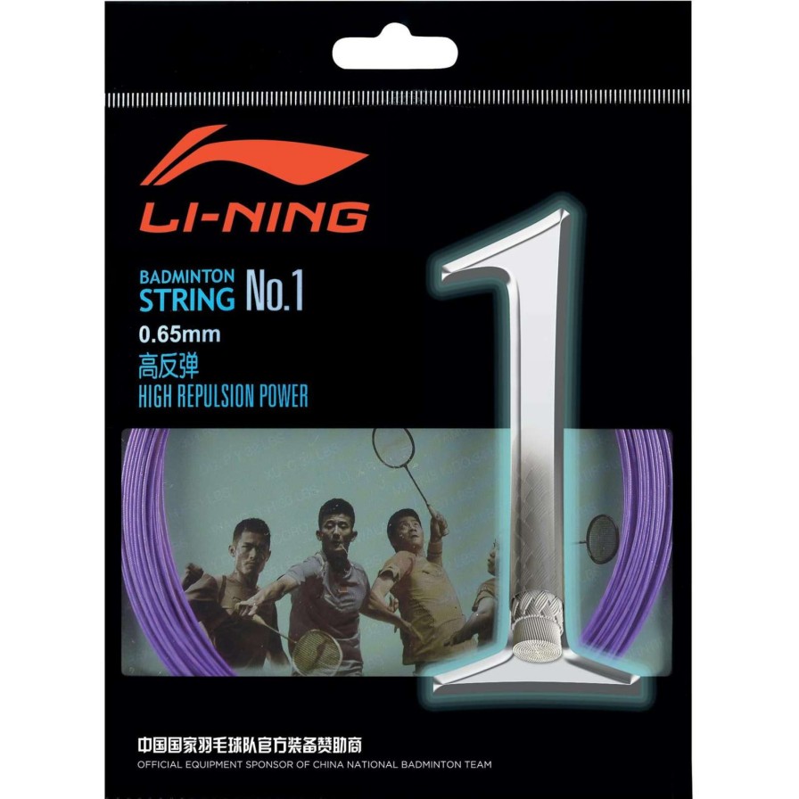 Badminton * | Limit Offer Li-Ning No.1 String Set (10M) Purple