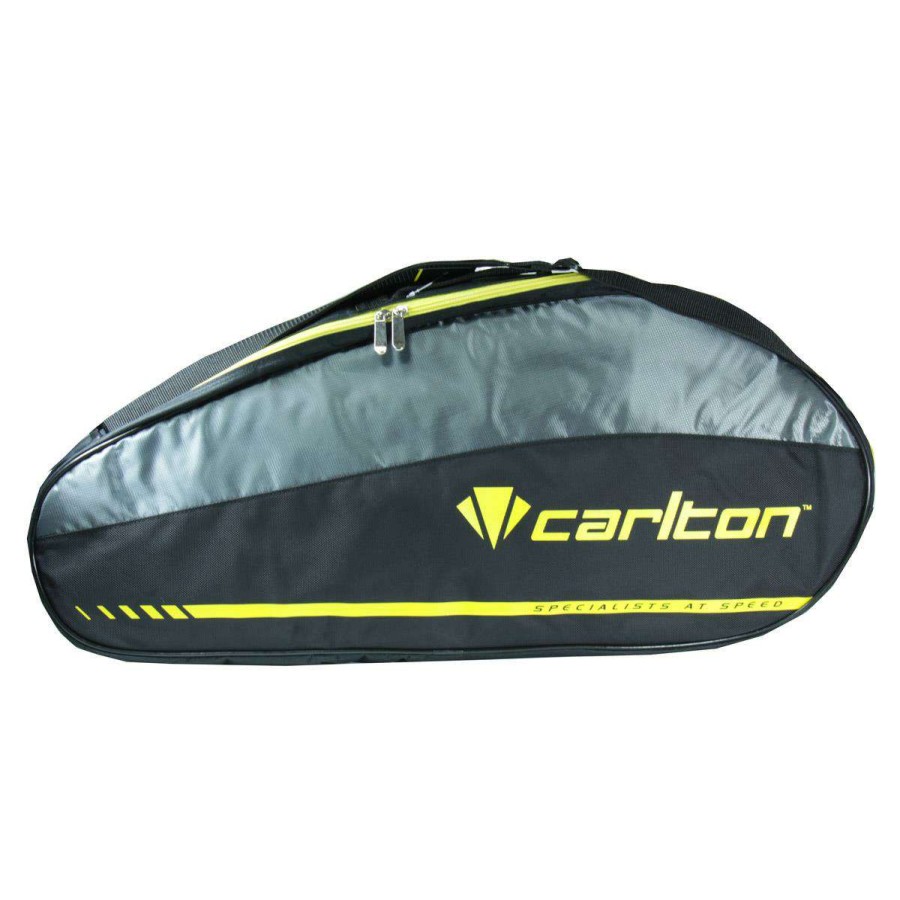 Badminton * | Half Off Carlton Airblade 1 Compartment Badminton Racket Bag Black / Yellow