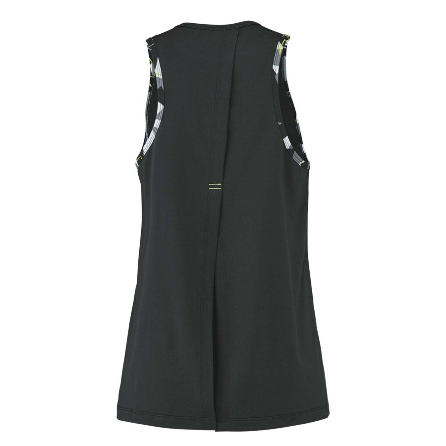 Clothing * | On Sale Babolat Aero Womens Badminton Tank Top Black