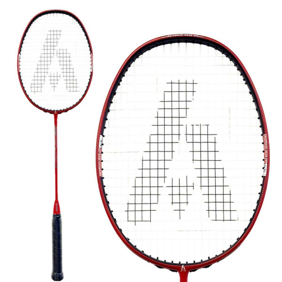 Badminton * | Discount Online Ashaway Phantom Xa Pro Lite Badminton Racket Red