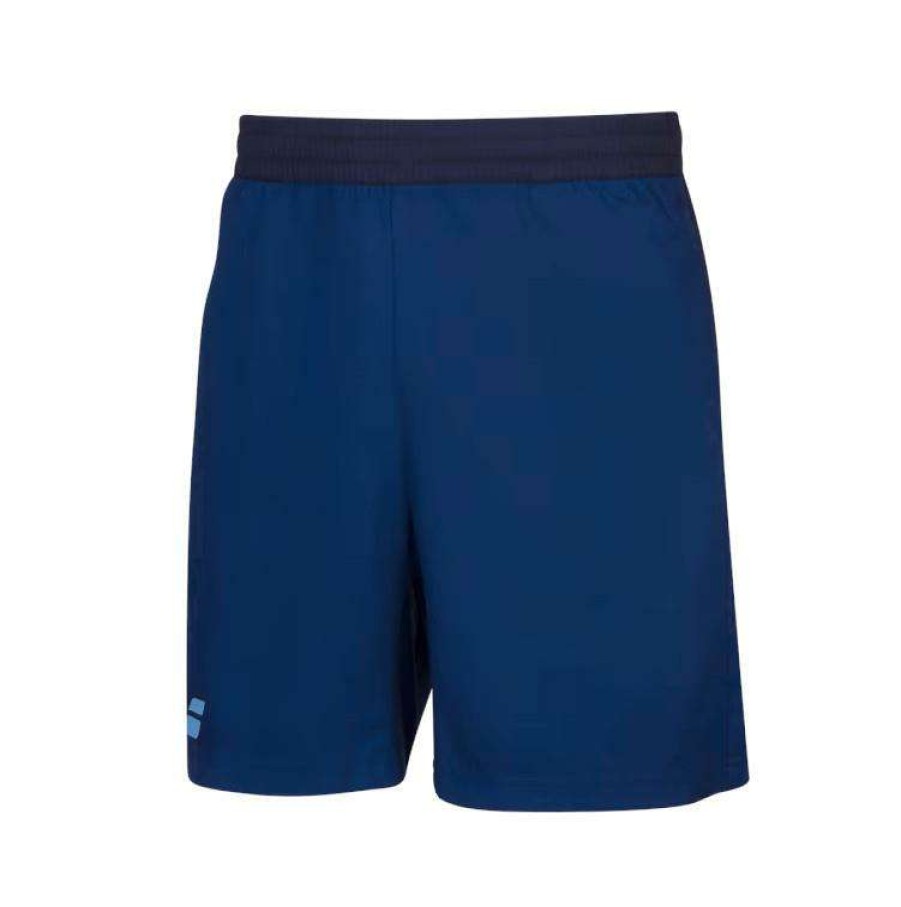 Clothing * | Half Off Babolat Play Mens Shorts Estate Blue