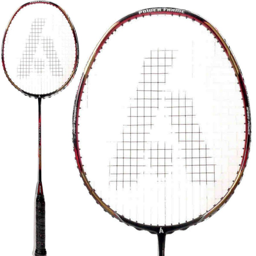 Badminton * | Half Off Ashaway Superlight T5 Sq Badminton Racket Black Red