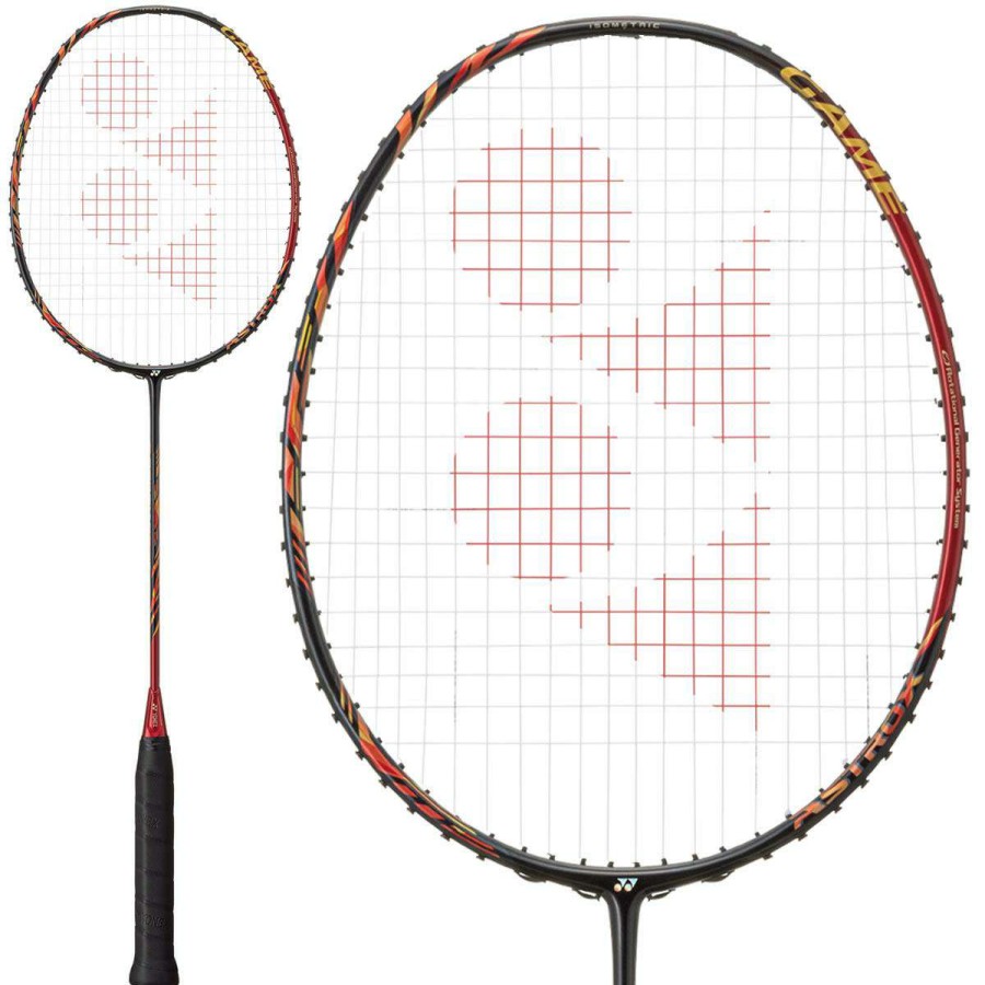 Badminton * | Sales Online Yonex Astrox 99 Game Badminton Racket Red Black