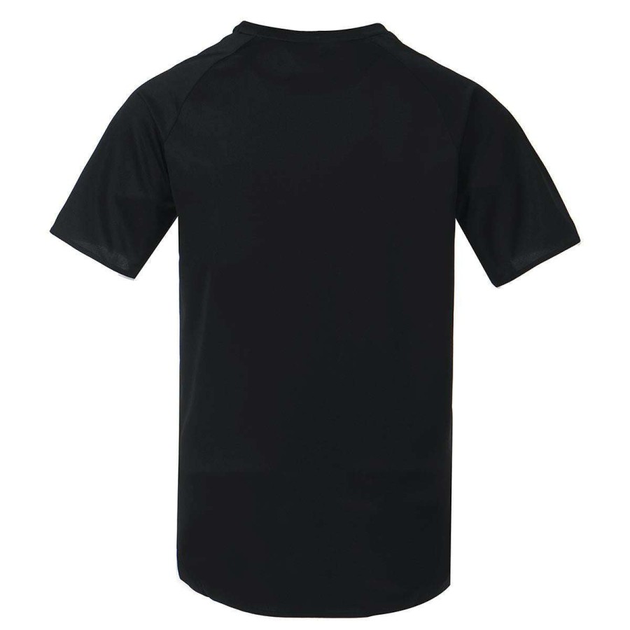 Clothing * | Sales Online Fz Forza Moldavia Mens Badminton T-Shirt Black