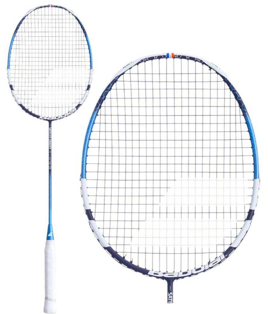 Badminton * | Clearance Babolat Satelite Gravity 78 Badminton Racket Blue