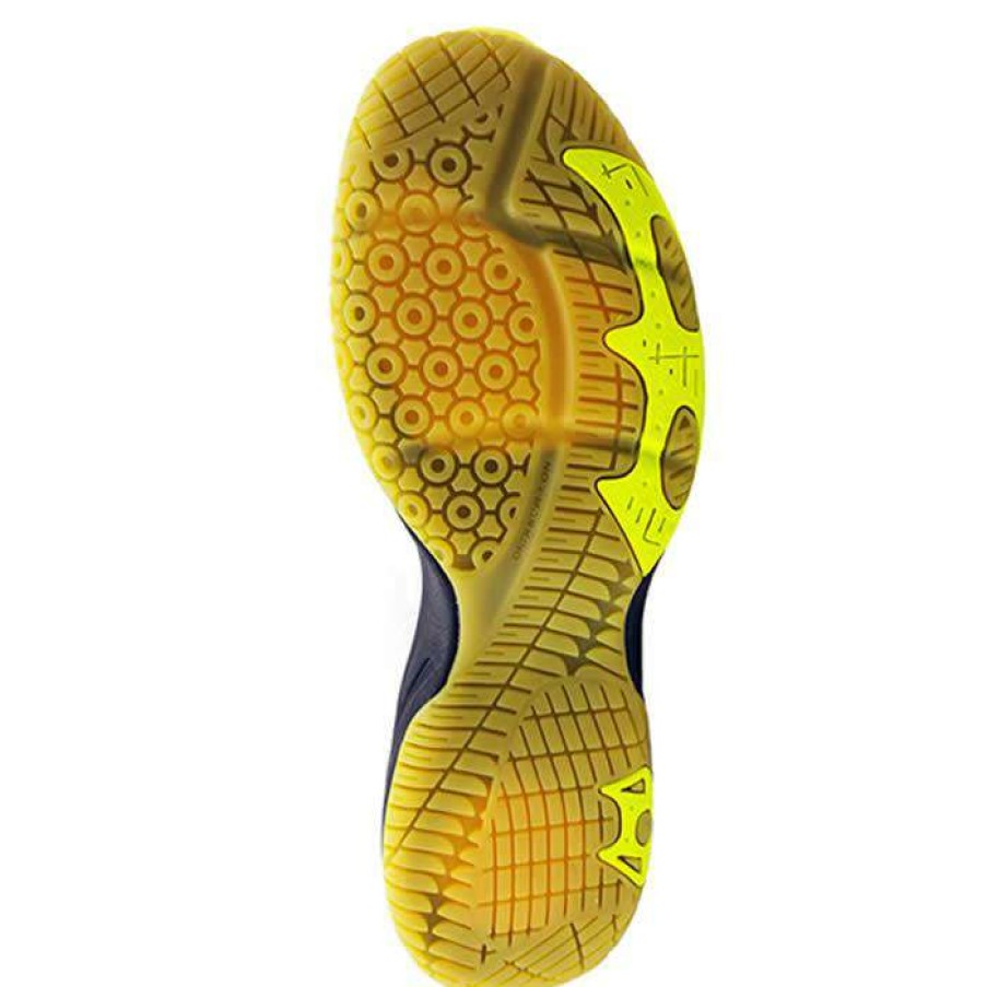 Shoes * | Sales Online Ashaway Neo X5 Badminton Shoes White / Fluo Yellow