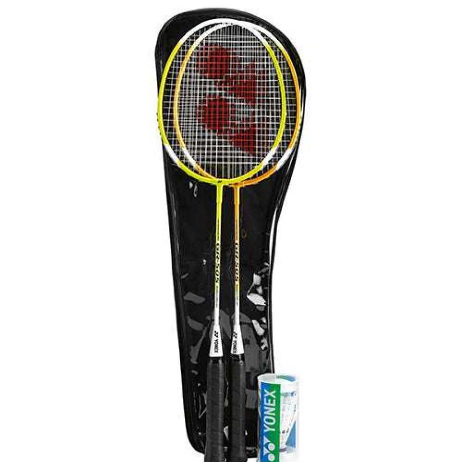 Badminton * | Limit Offer Yonex Gr505 Badminton Racket Set Orange Yellow