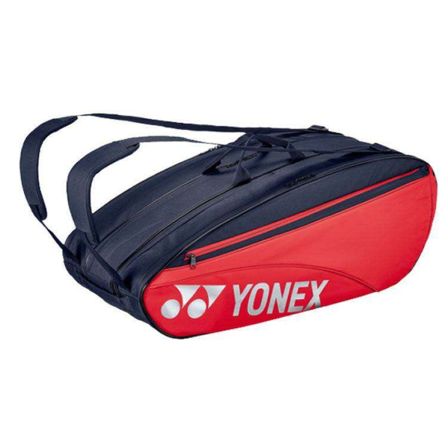 Badminton * | On Sale Yonex 42329Ex 9 Piece Racket Bag Scarlet